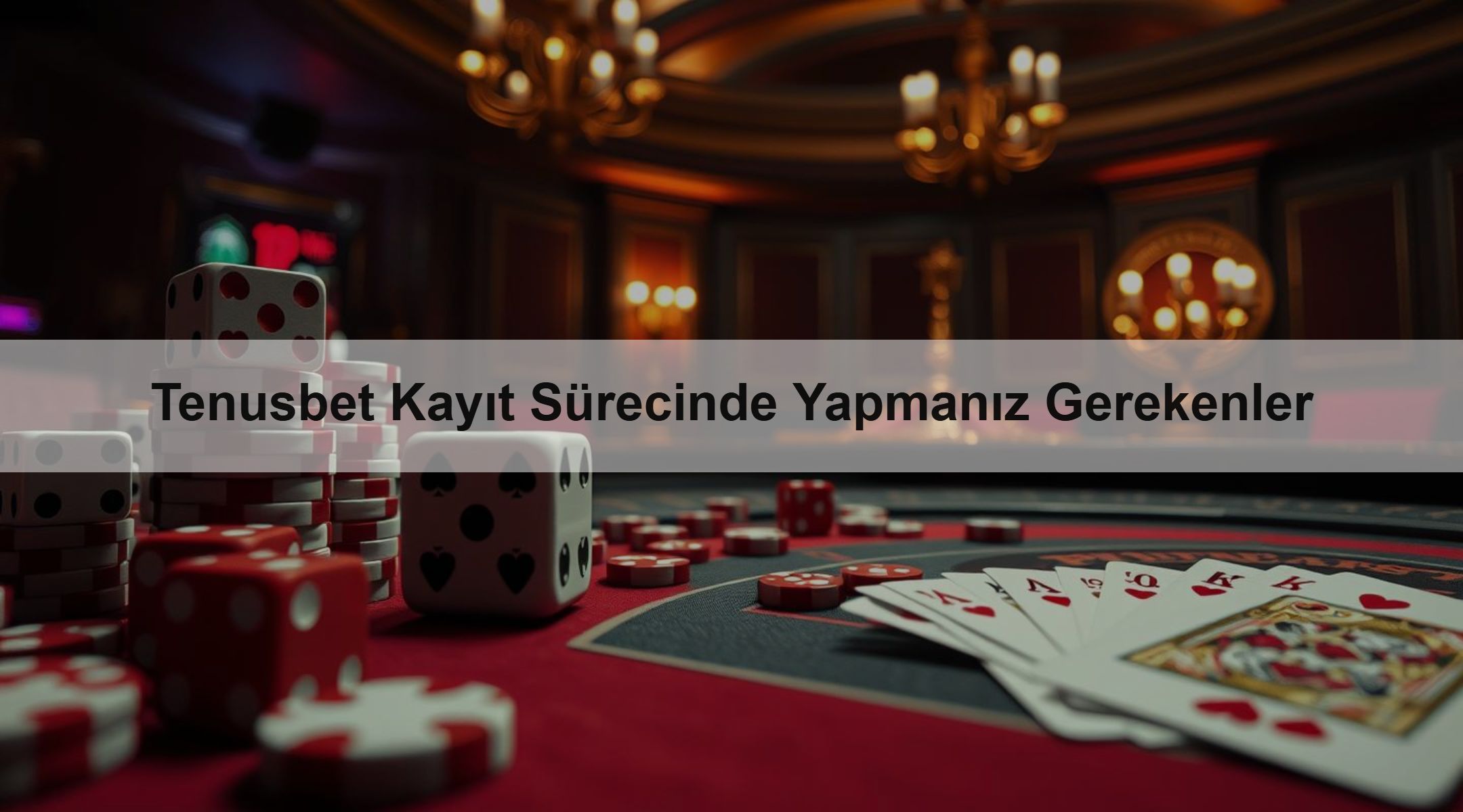Tenusbet Kayıt Sürecinde Yapmanız Gerekenler