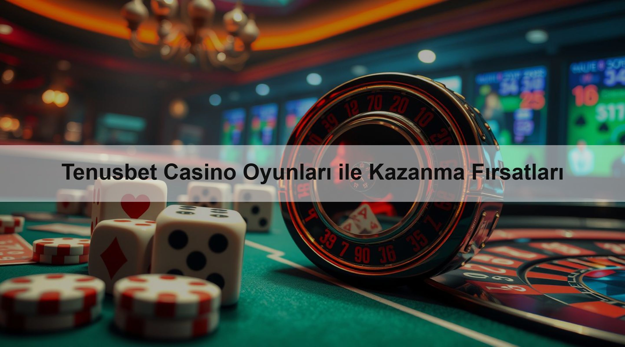 Tenusbet Casino Oyunları ile Kazanma Fırsatları