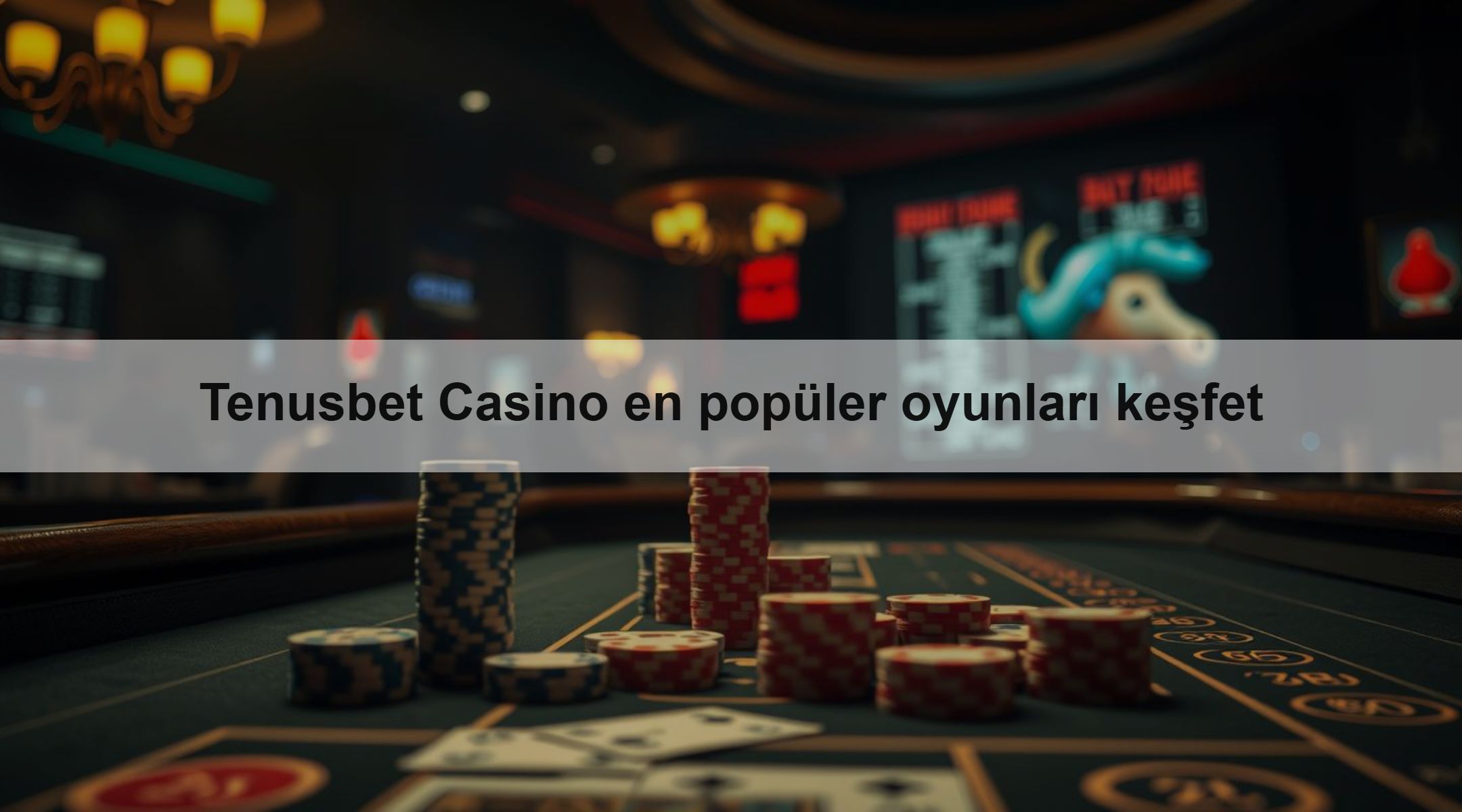 Tenusbet Casino en popüler oyunları keşfet